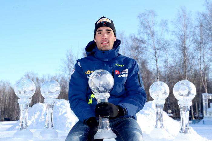 Sixieme globe cristal pour biathlete martin fourcade